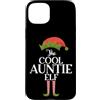 Cool Auntie Elf Christmas Tees Custodia per iPhone 15 Plus Fantastico Natale per zia Elfo