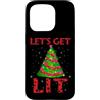 Christmas Lit Gifts Co. Custodia per iPhone 15 Pro Festa di Natale Let's Get Lit Ugly Funny