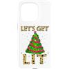 Christmas Funny Gifts Co. Custodia per iPhone 15 Pro Let's Get Lit Funny Brutto Natale