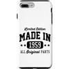 Born in Year Retro Style Custodia per iPhone 7 Plus/8 Plus Pezzi originali in edizione limitata del 1959.