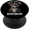 Mystic Healer Wear Sostieni il tuo stregone locale Maschera tribale PopSockets PopGrip Adesivo