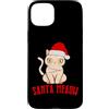 Merry Christmas Cat Gifts Co. Custodia per iPhone 15 Plus Buon Natale Gatto Santa Meaow