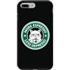 Gatti Animali domestici Accessori Custodia per iPhone 7 Plus/8 Plus Gatti Caffè Espresso-Machine Chicchi di Caffè Gatti-Espresso