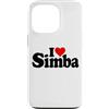 LOVE OF SIMBA HEART NAME APPAREL Custodia per iPhone 13 Pro I LOVE HEART SIMBA NOME SU UNA TEE