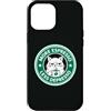 Gatti Animali domestici Accessori Custodia per iPhone 12 Pro Max Gatti Caffè Espresso-Machine Chicchi di Caffè Gatti-Espresso