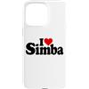 LOVE OF SIMBA HEART NAME APPAREL Custodia per iPhone 15 Pro Max I LOVE HEART SIMBA NOME SU UNA TEE