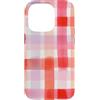 generic Custodia per iPhone 14 Pro Grafica Coquette Plaid Rosa Pastello