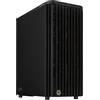 ASUS PROART PA401 WOOD METAL PWM BLK, Case ATX Nero, Pannello in Metallo | Mid Tower, Pannello Frontale e I/O in Legno, Due Ventole Anteriori da 160 mm e Ventola Posteriore da 120 mm con PWM