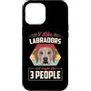 Sweet and Playful Aesthetic Dog Attitude Custodia per iPhone 12 Pro Max Mi piacciono i labrador e forse mi piace 3 persone