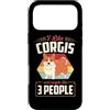 Sweet and Playful Aesthetic Dog Attitude Custodia per iPhone 17 Pro Max Mi piace Corgis E Forse Mi Piace 3 Persone