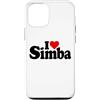 LOVE OF SIMBA HEART NAME APPAREL Custodia per iPhone 12/12 Pro I LOVE HEART SIMBA NOME SU UNA TEE