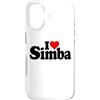 LOVE OF SIMBA HEART NAME APPAREL Custodia per iPhone 17 I LOVE HEART SIMBA NOME SU UNA TEE