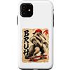 Skateboard Japan Otaku Kawaii Manga Samu Custodia per iPhone 11 Skateboard Grumpy Japan Animal Brush Anime Kawaii Otaku Y2K