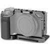 NEEWER ZV-E10 Cage Gabbia Fotocamera e Maniglia Silicone, Filetti 1/4 e Fori 3/8, Base QR Arca, Rig Video Protettivo in Metallo Compatibile con SmallRig Handle DJI RS Gimbal Sony ZV-E10, CA003S