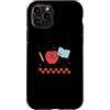 Funny Apple Gifts Apple Fruit Lovers Custodia per iPhone 11 Pro Groovy Apple Art per ragazze bambini donne amanti della frutta mela