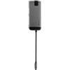 Verbatim Hub Verbatim Multi Port USB-C 3.1, 3x USB 3.0, HDMI 4K, type-c, RJ-45, SD/micro SD [AIVRBA000000003]
