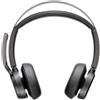 POLY Cuffie Poly Voyager Focus 2-M Bluetooth per Pc con microfono Nero [A4HT5AA#AC3]