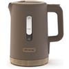 Ariete 2846 Bollitore Breakfast Wood, Bollitore Elettrico Cucina, 2200W, Capacità 1.7L, Effetto Legno, Base Cordless 360°, Spegnimento Automatico, Tortora