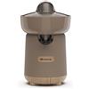 Ariete 417 Spremiagrumi Breakfast Wood, 40W, Effetto Legno, 2 Coni, Beccuccio Antigoccia, Attivazione a Pressione, Tortora