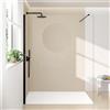 Viverso x shower parete doccia walk in La: 160 A: 200 cm, VD0160MB, x shower [Box Doccia > Walk In]