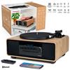 THOMSON - Sistema Stereo HIFI MIC300TT Giradisci 45 33 Giri CD MP3 Bluetooth Radio FM USB 50W - SPEDIZIONE GRATUITA