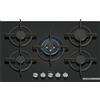 BOSCH PPQ7A6I15 PIANO COTTURA 75 CM VETRO TEMP. NERO 5F GRIGLIE GHISA