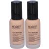 KORFF Skin Booster Fondotinta Idratante 24h Effetto Nude Colore 04 2x30 ml