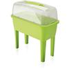 Prosperplast Giardino urbano con serra da 52 litri in polipropilene 77 x 38 x 82 cm Pistacchio a colori