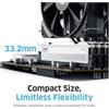 Klevv KD5AGU880-60B280F (2 x 16GB, 6000 MHz, RAM DDR5, DIMM), Memoria RAM, Bianco, Nero