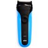 Braun, rasoio elettrico Serie 3, modello 310s, colore nero/blu