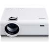Lenco Proiettore LCD ad alta risoluzione, supporta contenuti Full HD 1080P Bianco