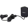 Dripio Caricabatterie per auto con 4 porte USB, 2,4 A, cavo da 1,8 metri, supporto a clip, colore nero