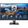 Philips 276B1/00 Monitor PC 68,6 cm (27") 2560 x 1440 Pixel Full HD LED Nero [276B1/00]