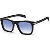 David Beckham DB 7000/S BSC/08 | Occhiali da Sole Graduati o Non Graduati | Plastica | Rettangolari | Nero, Argento | Adrialenti