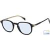 David Beckham DB 1140/S 807/QZ | Occhiali da Sole Graduati o Non Graduati | Plastica | Rettangolari | Nero | Adrialenti