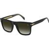 David Beckham DB 7000/S FLAT 003/9K | Occhiali da Sole Graduati o Non Graduati | Plastica | Rettangolari | Nero | Adrialenti