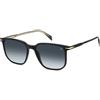 David Beckham DB 1141/S 807/GB | Occhiali da Sole Graduati o Non Graduati | Plastica | Rettangolari | Nero | Adrialenti