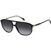 David Beckham DB 1159/S 807/9O | Occhiali da Sole Graduati o Non Graduati | Prova Online | Plastica | Rettangolari | Nero | Adrialenti