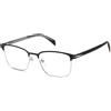 David Beckham DB 1059/F TI7 | Occhiali da Vista Graduati | Prova Online | Metallo | Rettangolari | Nero, Rutenio | Adrialenti