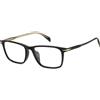 David Beckham DB 1154/F 807 | Occhiali da Vista Graduati | Prova Online | Plastica | Rettangolari | Nero | Adrialenti