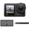 DJI Osmo Action 4 Combo Adventure, action cam 4K/120fps | Impermeabile, sensore 1/1.3", 10 bit e D-Log M, FOV 155º ultra ampio, fino a 7,5 ore con 3 batterie