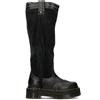 DR. MARTENS QUAD HI DR Stivale donna nero in pelle