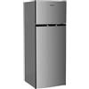 Indesit I55T0 412S Frigorifero Combinato A Libera Installazione, Luce Interna, Classe E, Acciaio Inox