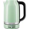 KitchenAid 5KEK1701EPT bollitore elettrico 1,7 L 2400 W Nero, Verde, Acciaio inox