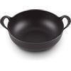 Le Creuset Casseruola Balti in ghisa vetrificata, diameter 24 cm, Nero Matt, 20142240000460