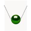 SO FINE PEARLS Collana Aida - Verde, Argento