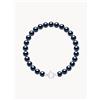 Compagnie Générale des Perles Bracciale in oro bianco con perle Nerivelle - Nero, Argento