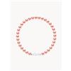 Compagnie Générale des Perles Bracciale in oro bianco con perle Velmarelle - Rosé, Argento