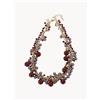 Otazu Collana placcata in oro con cristalli Swarovski Ultimate - Rosso, Viola