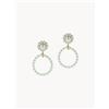 Otazu Orecchini fatti a mano con perle Classic - Bianco